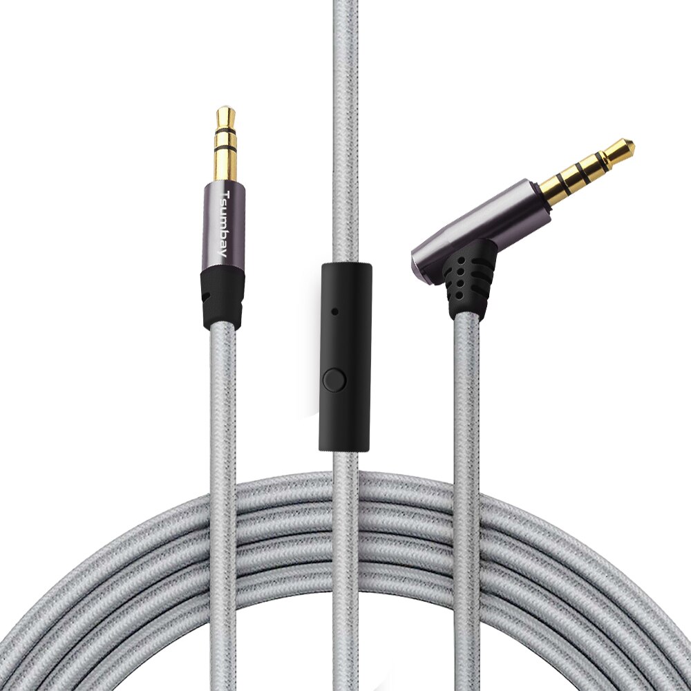 Tsumbay 3.5mm Male to Male AUX ̺ ̾ Ϸ  ڵ 1M,  º  ũ  MP3 ÷̾